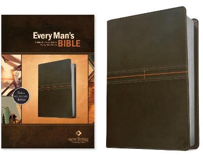 Every Man's Bible NLT (Leatherlike, East-West Grey) - Stephen Arterburn