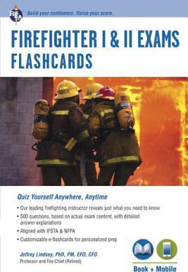 Firefighter I & II Exams Flashcard Book (Book + Online) - Jeffrey Lindsey