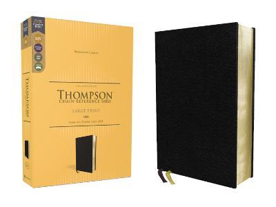 Kjv, Thompson Chain-Reference Bible, Large Print, European Bonded Leather, Black, Red Letter, Comfort Print - Frank Charles Thompson