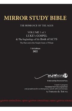 Poza produsului 11th Edition MIRROR STUDY BIBLE VOLUME 1 OF 3: Dr. Luke's brilliant account of the Life of Jesus & the beginnings of The Acts of the Apostles - Francois Du Toit