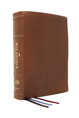 The Esv, MacArthur Study Bible, 2nd Edition, Premium Goatskin Leather, Brown, Premier Collection: Unleashing God's Truth One Verse at a Time - John F. Macarthur