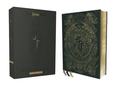 The Jesus Bible Artist Edition, Niv, Genuine Leather, Calfskin, Green, Limited Edition, Comfort Print - Passion Publishing