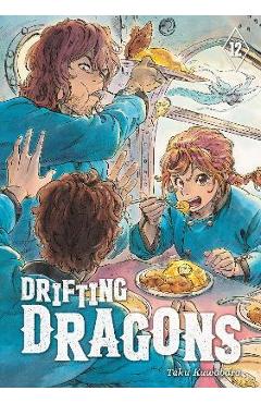 Coperta cărții 'Drifting Dragons 12 - Taku Kuwabara'