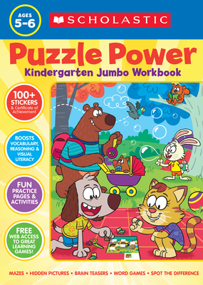 Puzzle Power Kindergarten Jumbo Workbook - Scholastic