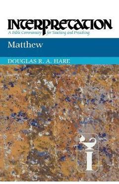 Coperta cărții 'Matthew - Douglas Hare'