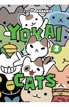 Coperta cărții 'Yokai Cats Vol. 3 - Pandania'