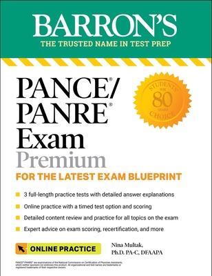 Pance/Panre Exam Premium: 3 Practice Tests + Comprehensive Review + Online Practice - Nina Multak