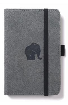 Coperta cărții 'Dingbats* Wildlife A6 Pocket Grey Elephant Notebook - Lined -'