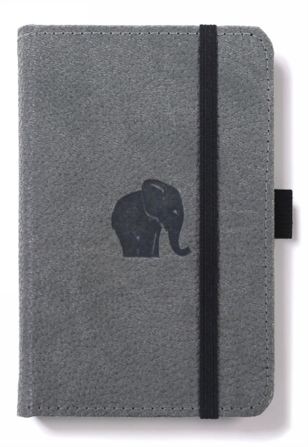Coperta cărții 'Dingbats* Wildlife A6 Pocket Grey Elephant Notebook - Lined -'