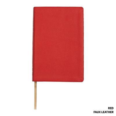 Legacy Standard Bible, Handy Size Paste-Down Red Faux Leather Red Letter - Steadfast Bibles