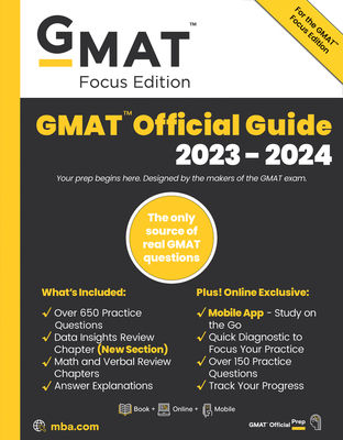 GMAT Official Guide 2023: Book + Online Question Bank - Gmac (graduate Management Admission Coun
