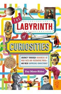 Coperta cărții 'The Labyrinth of Curiosities: Journey Through Hundreds of Wild Facts and Fascinating Trivia--And Their Surprising'