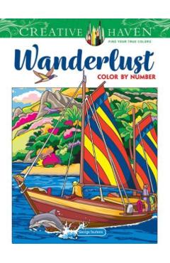 Creative Haven Wanderlust Color by Number - George Toufexis