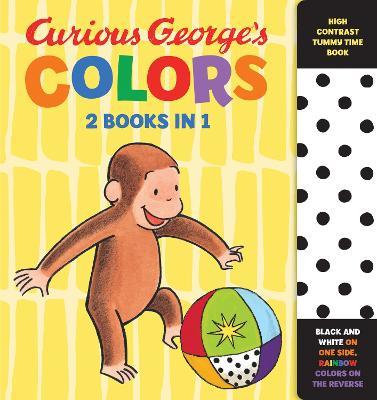 Curious George's Colors: High Contrast Tummy Time Book - H. A. Rey