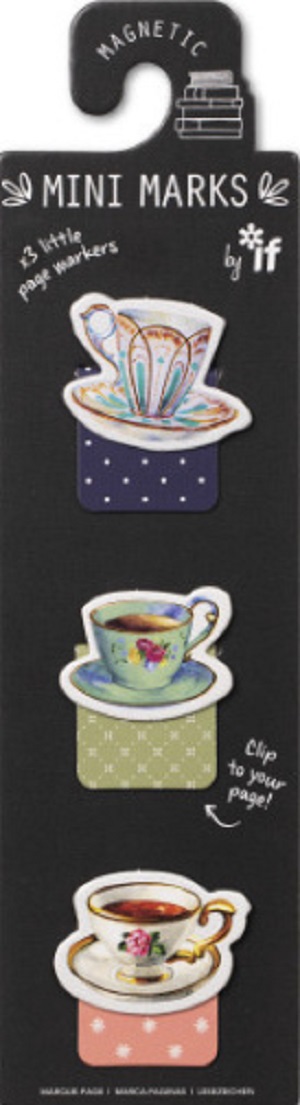 Set semne de carte mini magnetice: Cesti de cafea