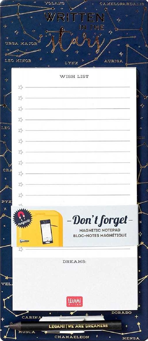 Carnet magnetic: Don't forget. Stars