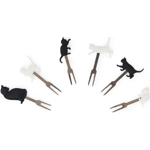 Set 6 furculite aperitiv: Meow