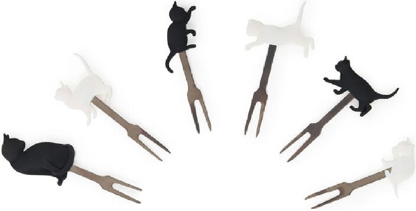 Set 6 furculite aperitiv: Meow