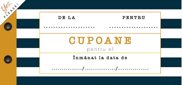 Cupoane: pentru el