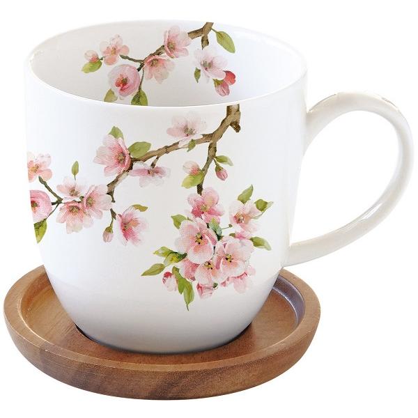 Set: Cana cu farfurie. Sakura