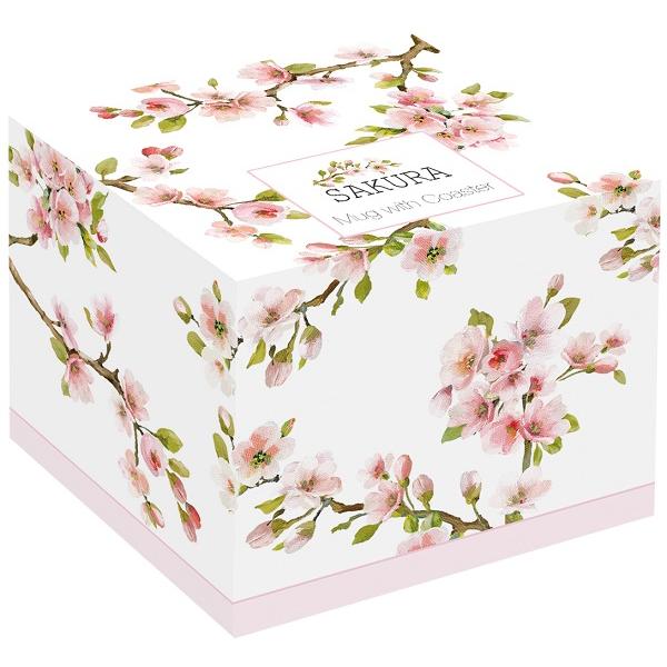 Set: Cana cu farfurie. Sakura
