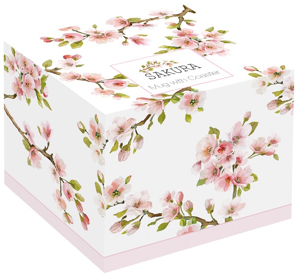 Set: Cana cu farfurie. Sakura