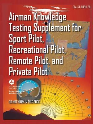 Airman Knowledge Testing Supplement for Sport Pilot, Recreational Pilot, Remote (Drone) Pilot, and Private Pilot FAA-CT-8080-2H: Flight Training Study - U S Department Of Transportation