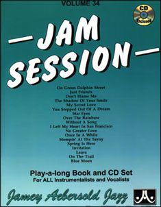 Jamey Aebersold Jazz -- Jam Session, Vol 34: Book & 2 CDs - Jamey Aebersold
