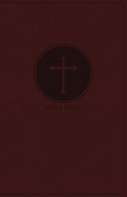 NKJV, Deluxe Gift Bible, Imitation Leather, Burgundy, Red Letter Edition - Thomas Nelson