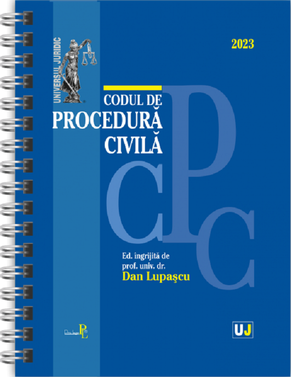 Codul de procedura civila Ianuarie 2023 Ed. Spiralata - Dan Lupascu