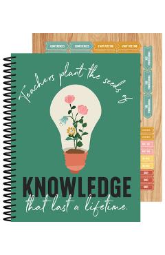Coperta cărții 'Grow Together Teacher Planner - Carson Dellosa Education'