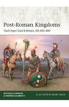 Coperta cărții 'Post-Roman Kingdoms: 'Dark Ages' Gaul & Britain, Ad 450-800 - Raffaele D'amato'