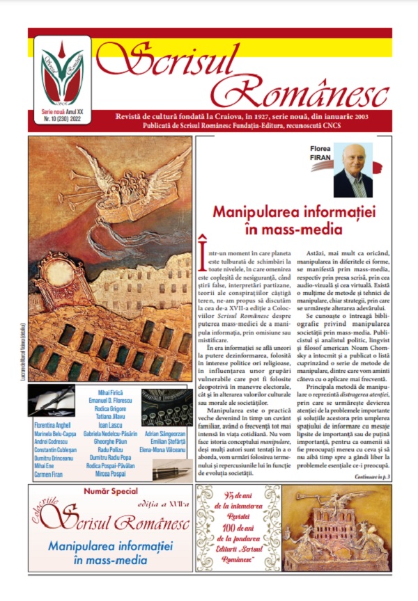 Revista Scrisul Romanesc Nr.10 din 2022