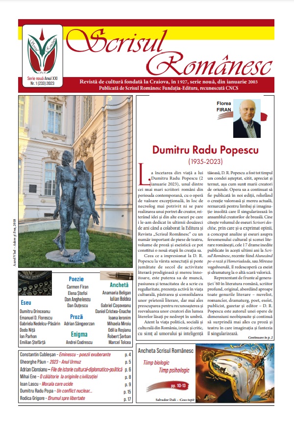 Revista Scrisul Romanesc Nr.1 din 2023