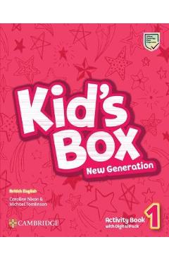 Poza produsului Kid's Box New Generation Level 1 Activity Book with Digital Pack British English - Caroline Nixon