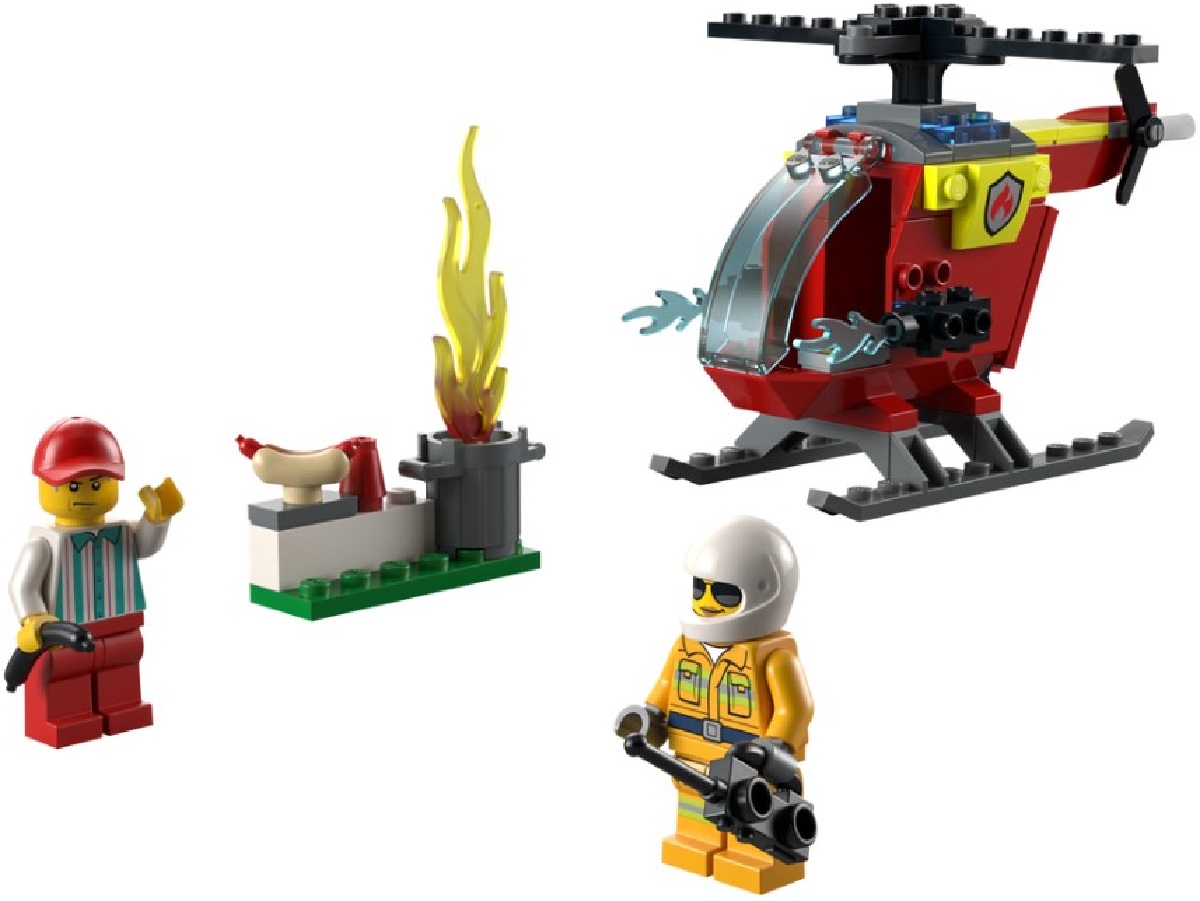 Lego City. Elicopter de pompieri