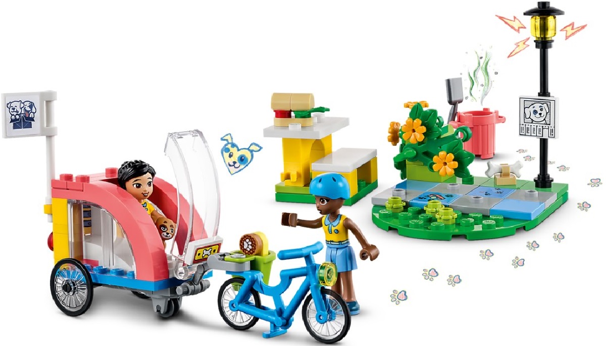 Lego Friends. Bicicleta pentru salvarea cainilor
