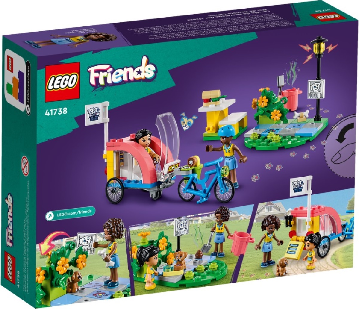 Lego Friends. Bicicleta pentru salvarea cainilor