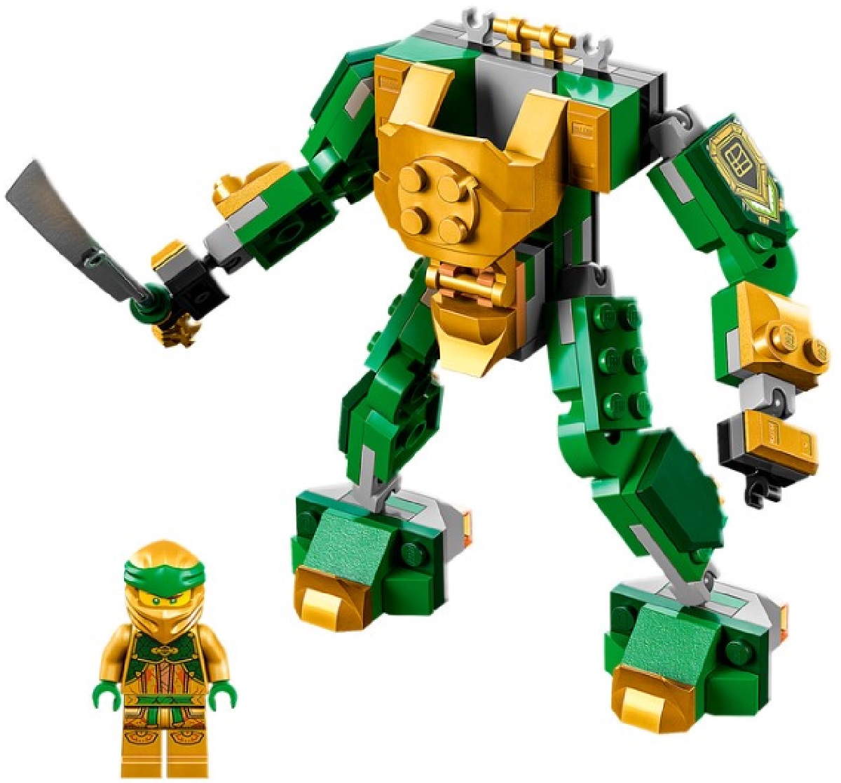 Lego Ninjago. Lupta cu robotul Evo al lui Lloyd