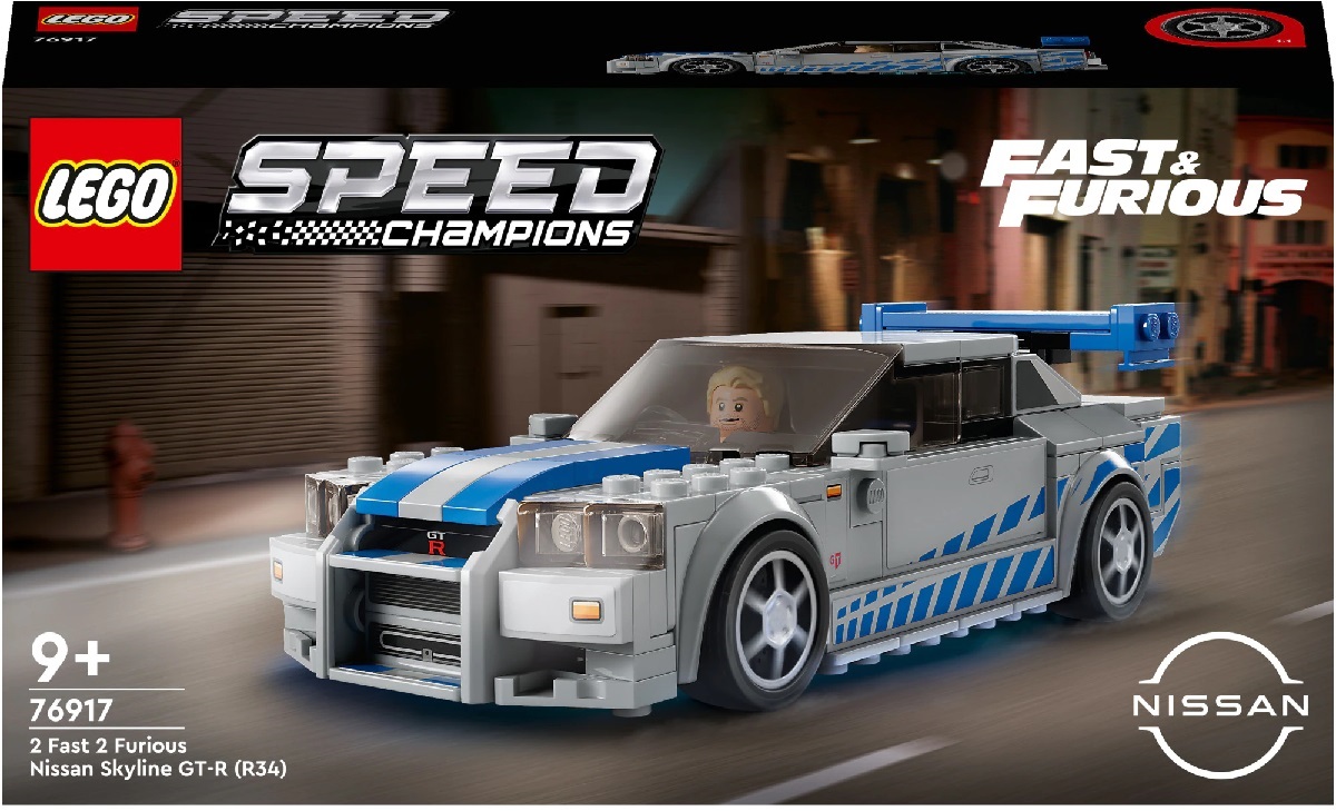 Lego Speed Champions. Nissan Skyline GT-R (R34)