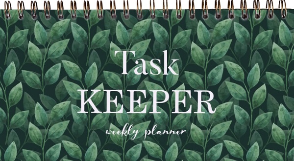 Planner saptamanal pentru taskuri: Task Keeper. Secret Place