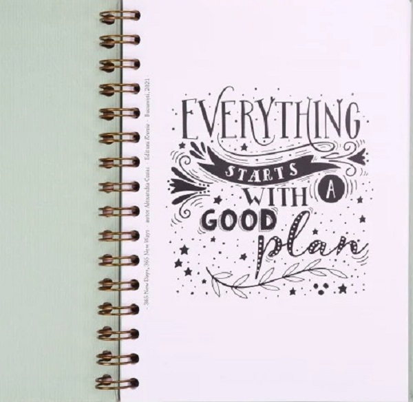 Planner anual: 365 days. New Beginnings