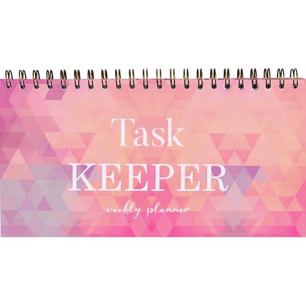Planner saptamanal pentru taskuri: Task Keeper. Kaleidoscopic Pink