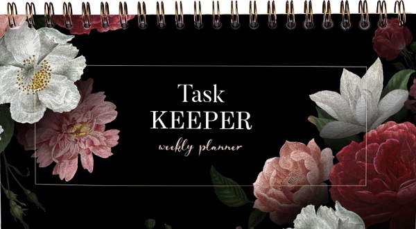 Planner saptamanal pentru taskuri: Task Keeper. Fantasy Roses