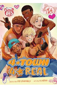 Coperta cărții 'Disney and Pixar's Turning Red: 4*town 4*real: The Manga - Dirchansky'