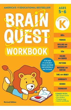 Brain Quest Workbook: Kindergarten Revised Edition - Workman Publishing