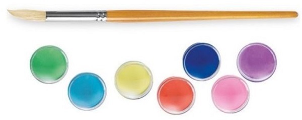 Set acuarele 24 culori + 1 pensula