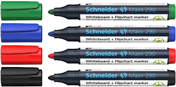 Set Whiteboard + Flipchart Marker 4 culori