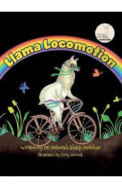 Coperta cărții 'LLama Locomotion - Deborah Sharp Molchan'