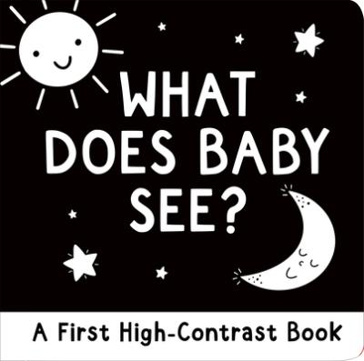 What Does Baby See?: A First High-Contrast Board Book - Simon Abbott